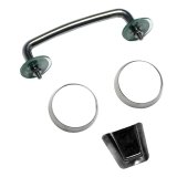 Rugged Ridge 07-12 Jeep Wrangler JK Stainless Steel Windshield Tie Down Kit thumbnail 2