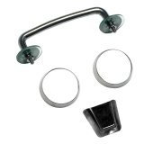 Rugged Ridge 07-12 Jeep Wrangler JK Stainless Steel Windshield Tie Down Kit thumbnail 3