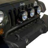 Rugged Ridge 07-18 Jeep Wrangler JK Textured Black Bumper Mounted Light Bar thumbnail 2