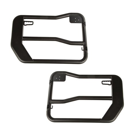 Rugged Ridge Fortis Front Tube Doors with Mirrors 18-23 Jeep Wrangler JL/JT thumbnail 2