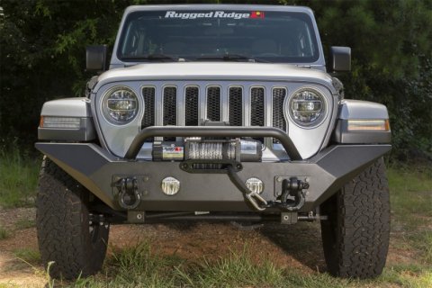Rugged Ridge Spartan Front Bumper HCE W/Overrider 18-20 Jeep Wrangler JL/JT thumbnail 5