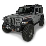Rugged Ridge Arcus Front Bumper Tube Overrider Black 18-20 Jeep Wrangler JL thumbnail 4