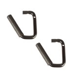 Rugged Ridge Steel Grab Handles Front Pair Black 07-18 Jeep Wrangler JK/JKU thumbnail 2