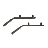 Rugged Ridge Steel Grab Handles Rear Pair Black 07-18 Jeep Wrangler JK /JKU thumbnail 2