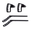 Rugged Ridge Aluminum Grab Handles F/R Kit Black 07-18 Jeep Wrangler JK/JKU thumbnail 3