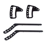 Rugged Ridge Aluminum Grab Handles F/R Kit Black 07-18 Jeep Wrangler JK/JKU thumbnail 4