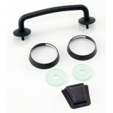 Rugged Ridge 07-12 Jeep Wrangler JK Textured Black Windshield Tie Down Kit thumbnail 2