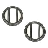 Rugged Ridge 07-18 Jeep Wrangler JK Textured Black Side Marker Euro Guards thumbnail 1