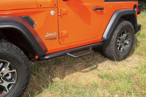 Rugged Ridge Spartan Nerf Bar Textured Black 18-20 Jeep Wrangler JL 2 Door thumbnail 6