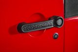 Rugged Ridge Elite Dr Hndle Inserts Black Tread 2Dr 07-18 Jeep Wrangler JK thumbnail 5