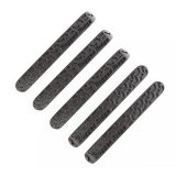 Rugged Ridge Elite Dr Hndle Inserts Black Tread 4Dr 07-18 Jeep Wrangler JK thumbnail 2