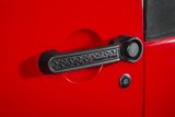Rugged Ridge Elite Dr Hndle Inserts Black Tread 4Dr 07-18 Jeep Wrangler JK thumbnail 5