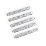 Rugged Ridge Elite Dr Hndle Insert Brushed Tread 4D 07-18 Jeep Wrangler JK thumbnail 5