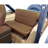 Rugged Ridge Fold & Tumble Rear Seat Nutmeg 76-95 Jeep CJ / Jeep Wrangler thumbnail 1