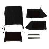 Rugged Ridge Montana Top Bowless Black Diamond 07-18 Jeep Wrangler JK 2-Dr thumbnail 1