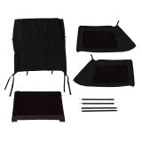 Rugged Ridge Montana Top Bowless Black Diamond 07-18 Jeep Wrangler JK 2-Dr thumbnail 2