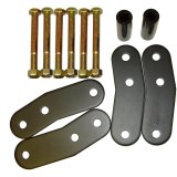 Rugged Ridge HD Rear Leaf Spring Shackles 1-In Lift 87-95 Jeep Wrangler YJ thumbnail 1