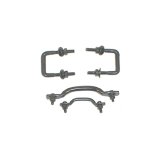 Rugged Ridge Windshield Tie Down Kit Black 55-95 Jeep CJ / Jeep Wrangler thumbnail 1