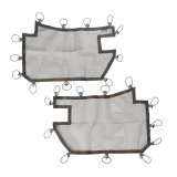 Rugged Ridge Tube Door Covers Front Pair Black 07-18 Jeep Wrangler JK/JKU thumbnail 1