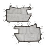 Rugged Ridge Tube Door Covers Front Pair Black 07-18 Jeep Wrangler JK/JKU thumbnail 2