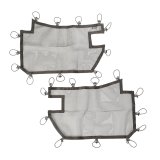 Rugged Ridge Tube Door Covers Front Pair Black 07-18 Jeep Wrangler JK/JKU thumbnail 6