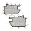 Rugged Ridge Tube Door Covers Front Pair Black 07-18 Jeep Wrangler JK/JKU thumbnail 7