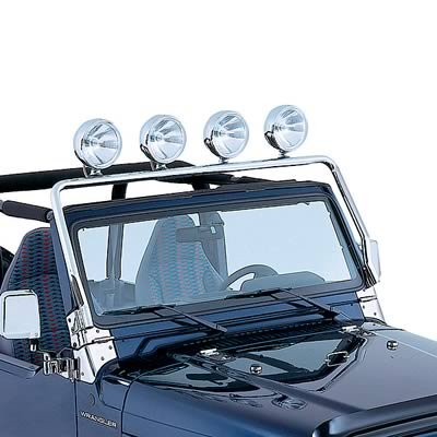 Rugged Ridge 97-06 Jeep Wrangler TJ Stainless Steel Full Frame Light Bar