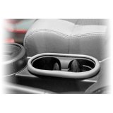 Rugged Ridge 07-10 Jeep Wrangler JK Brushed Silver Front Cup Holder Trim thumbnail 1