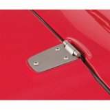 Rugged Ridge 98-06 Jeep Wrangler TJ Satin Stainless Steel Hood Hinge Kit thumbnail 1