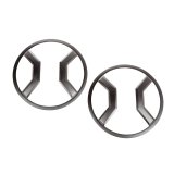 Rugged Ridge 15-18 Jeep Renegade BU Black Headlight Euro Guards Texture thumbnail 1