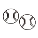 Rugged Ridge 15-18 Jeep Renegade BU Black Headlight Euro Guards Texture thumbnail 5
