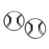 Rugged Ridge 15-18 Jeep Renegade BU Black Headlight Euro Guards Texture thumbnail 6