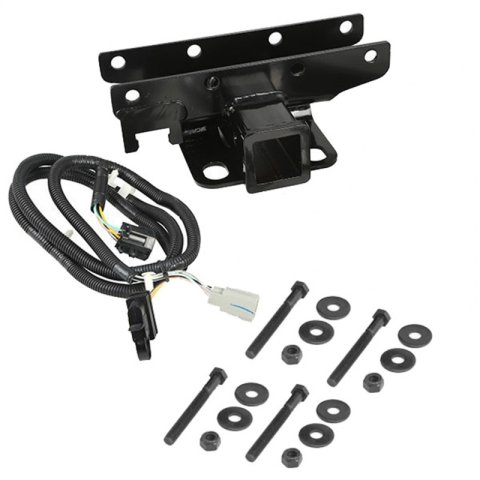 Rugged Ridge Receiver Hitch Kit w/ Wiring Harness 07-18 Jeep Wrangler JK thumbnail 1