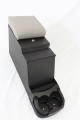 Rugged Ridge Stereo Security Console Gray 76-95 Jeep CJ / Jeep Wrangler thumbnail 4