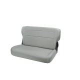 Rugged Ridge Fold & Tumble Rear Seat Gray 76-95 Jeep CJ / Jeep Wrangler thumbnail 1