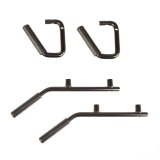 Rugged Ridge Steel Grab Handles F/R Kit Black 07-18 Jeep Wrangler JK/JKU thumbnail 1