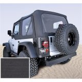 Rugged Ridge S-Top Door Skins Black Clear Windows 97-02 Jeep Wrangler TJ thumbnail 3