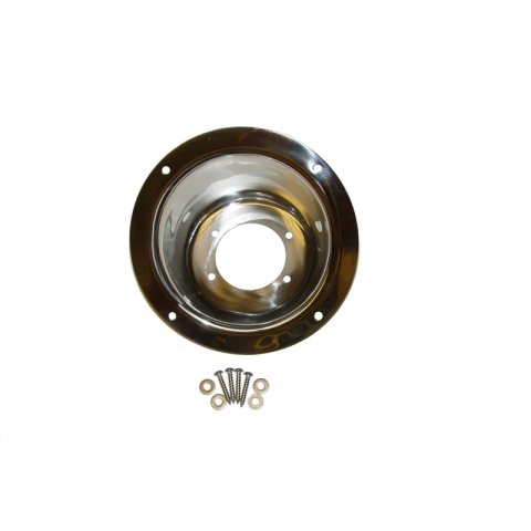 Rugged Ridge 97-06 Jeep Wrangler Stainless Steel Gas Tank Filler Bezel thumbnail 1