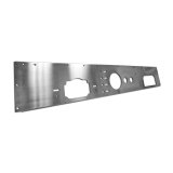 Rugged Ridge 76-86 Jeep CJ Stainless Steel Dash Panel w/ Gauge Cut-Outs thumbnail 1