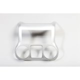 Rugged Ridge 11-18 Jeep Wrangler JK Brushed Silver Center Radio Console thumbnail 2