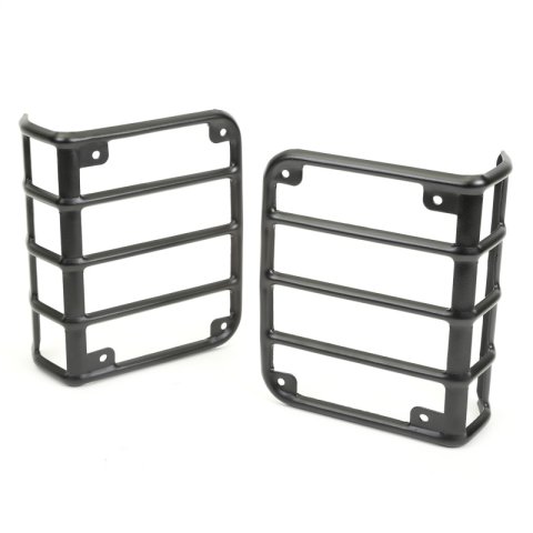 Rugged Ridge 07-18 Jeep Wrangler Textured Black Tail Light Euro Guards thumbnail 2