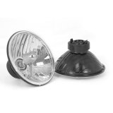 Rugged Ridge Round Crystal H2 Headlights 65-06 Jeep CJ / Jeep Wrangler thumbnail 1