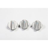 Rugged Ridge Alum Climate Control Knob Set Blue 07-10 Jeep Wrangler JK thumbnail 1