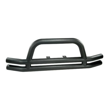 Rugged Ridge 3-In Dbl Tube Front Bumper Black 76-06 CJ &Jeep Wrangler thumbnail 3