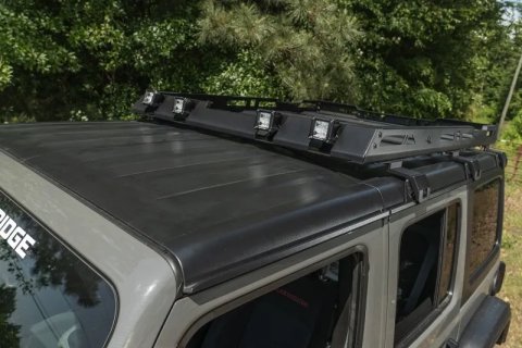 Rugged Ridge Roof Rack with Basket 18-20 Jeep Wrangler JL 4Dr Hardtops thumbnail 5
