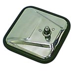 Rugged Ridge 55-86 Jeep CJ Stainless Steel Left CJ-Style Mirror Head thumbnail 1