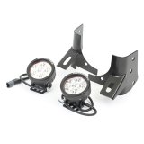 Rugged Ridge 97-06 Jeep Wrangler Round Windshield LED Kit w/ Brackets thumbnail 3