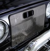 Rugged Ridge 97-06 Jeep Wrangler Stainless Steel Radiator Bug Shield thumbnail 2