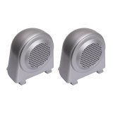 Rugged Ridge 07-10 Jeep Wrangler JK Silver Tweeter Speaker Enclosures thumbnail 3