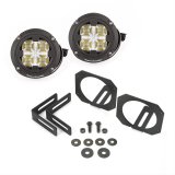 Rugged Ridge 07-18 Jeep Wrangler JK Dual Beam Circular LED Light Kit thumbnail 1